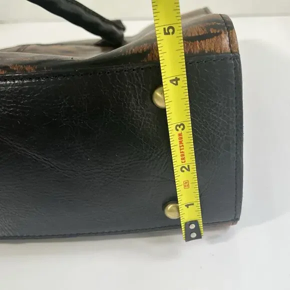 Patricia Nash Leather Primrose Satchel Handbag Animal Print Tiger Crossbody NEW - Picture 13 of 16